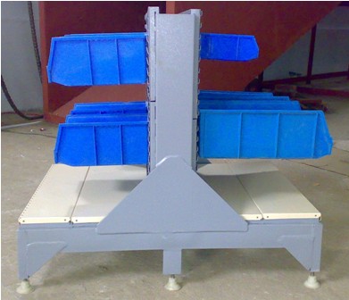 parts bin rack storage bin rack system
