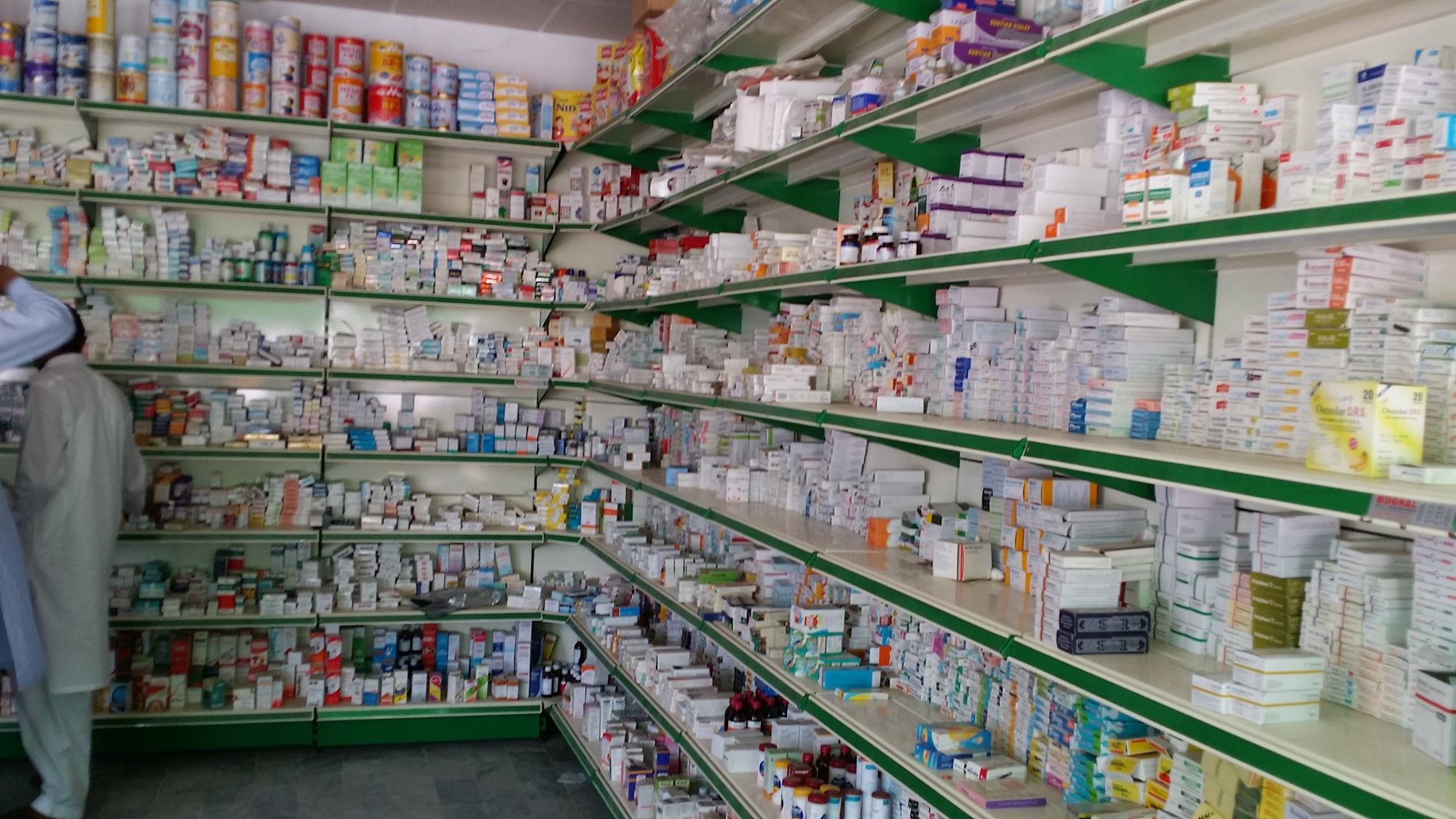Medical Store display rack
