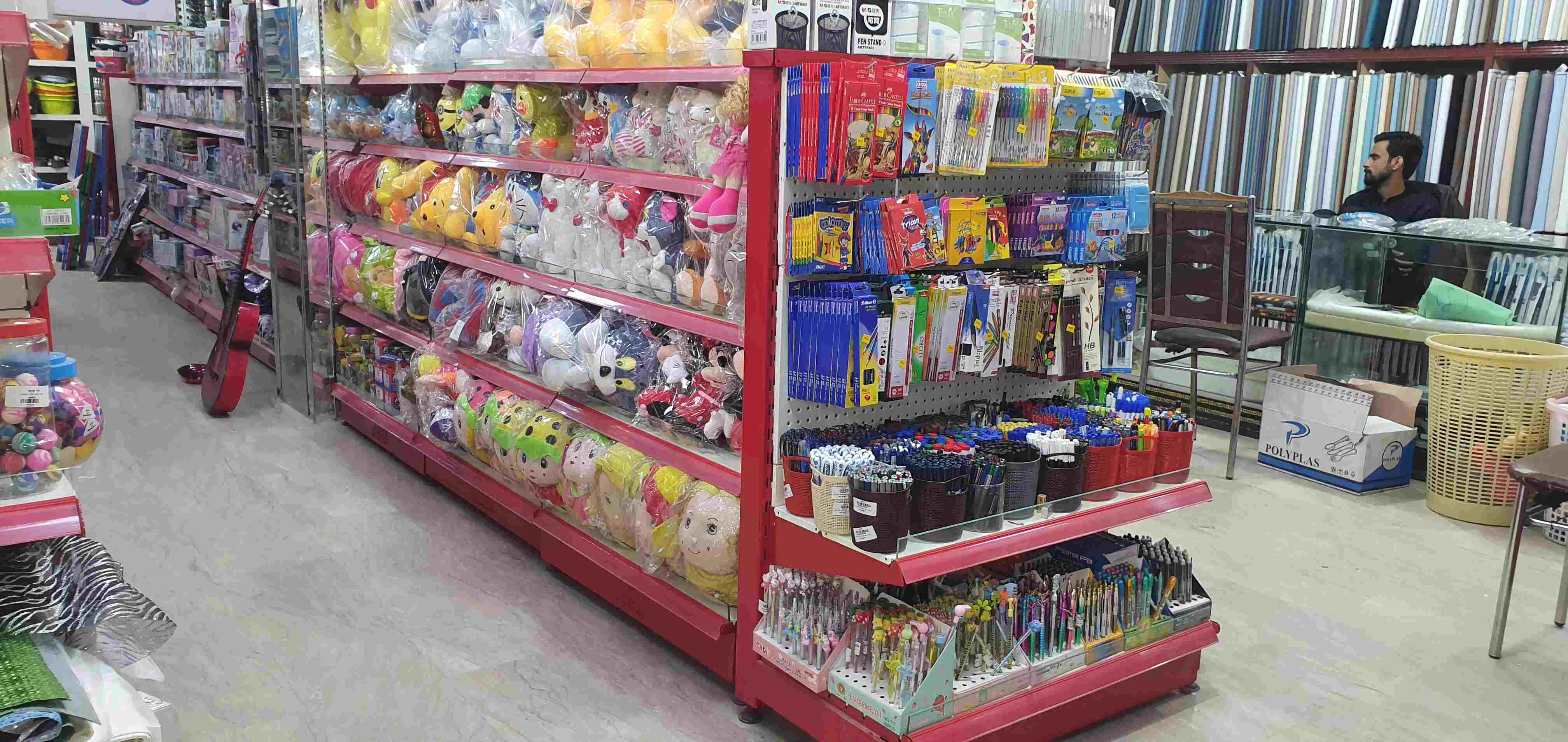 rack for stationary shop
