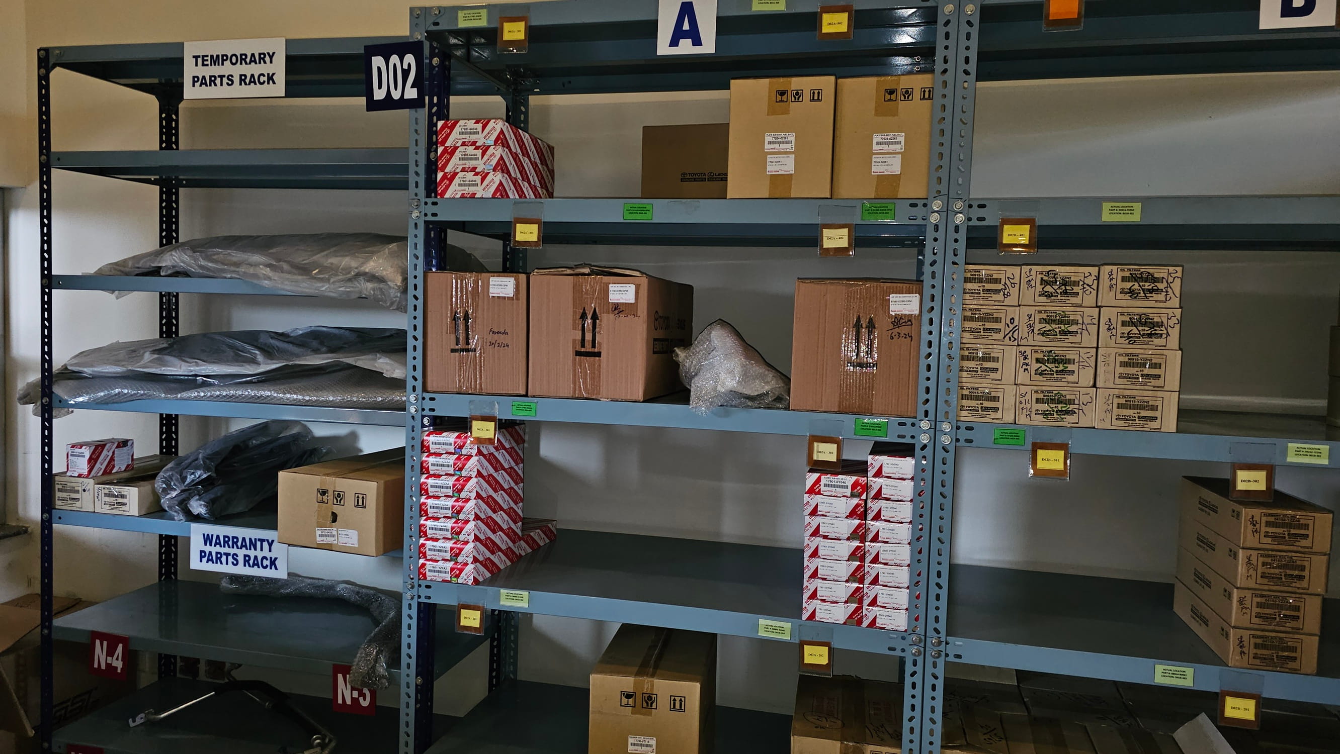 Auto parts Display Rack