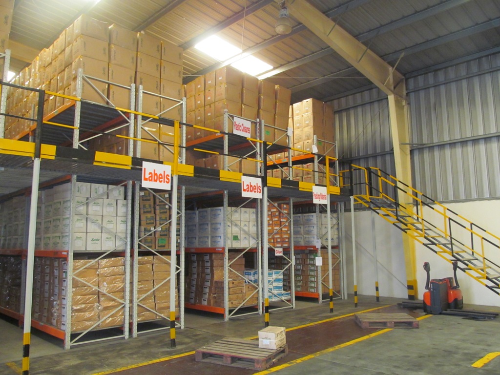 double deep pallet racks