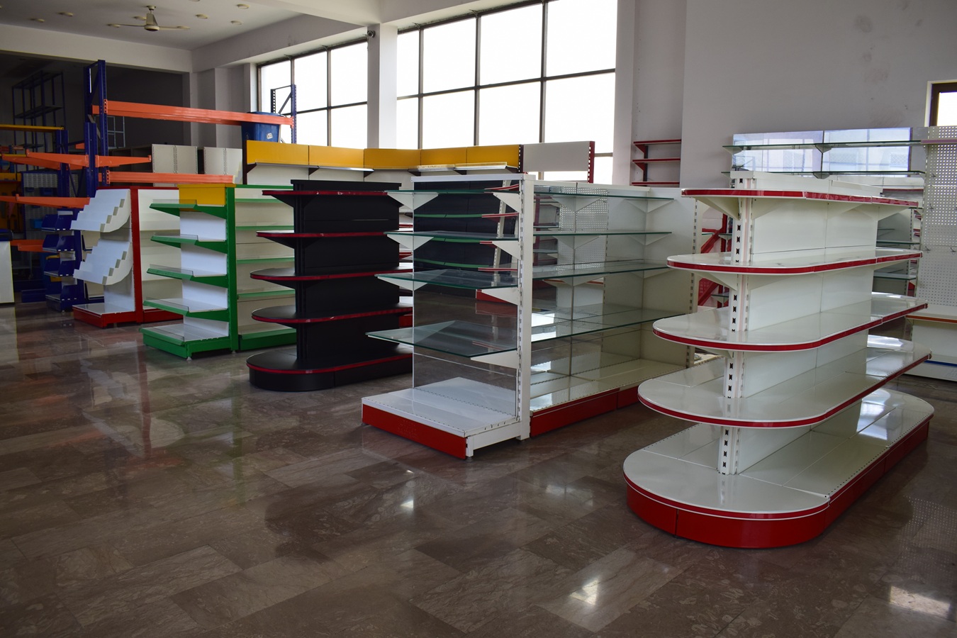 supermarket display racks