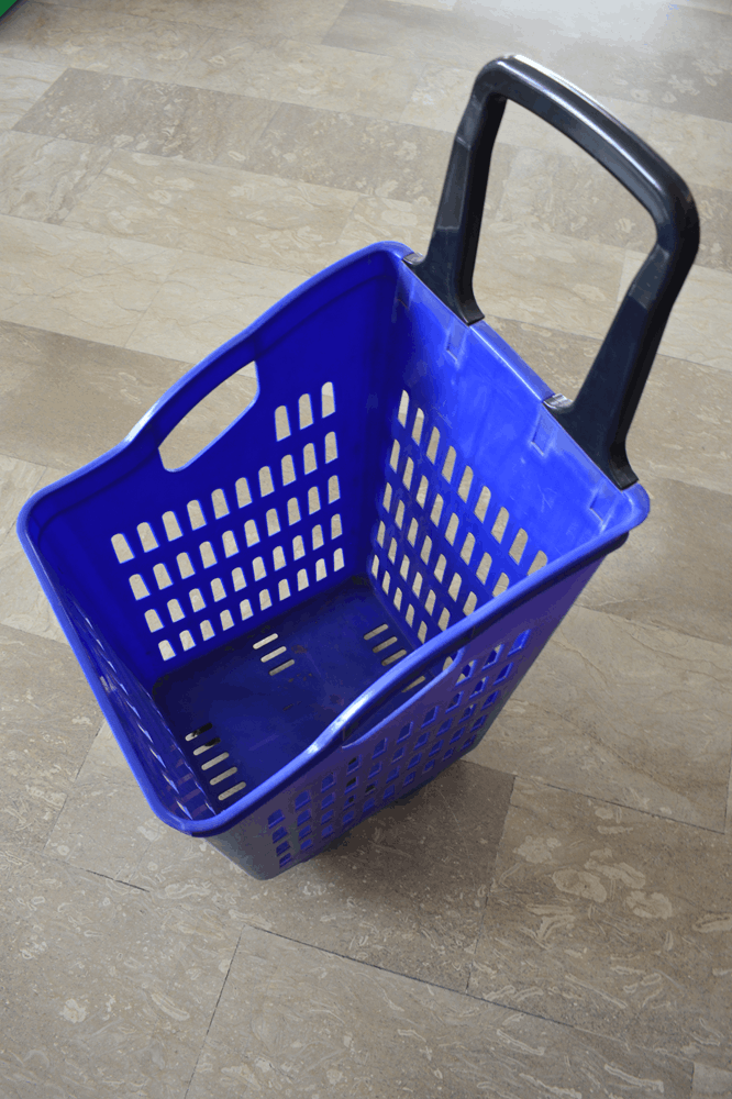 3 wheel shopping trolley