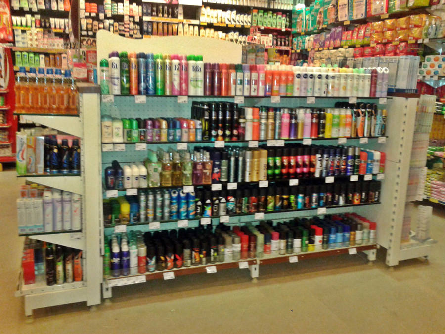 cosmetic display racks