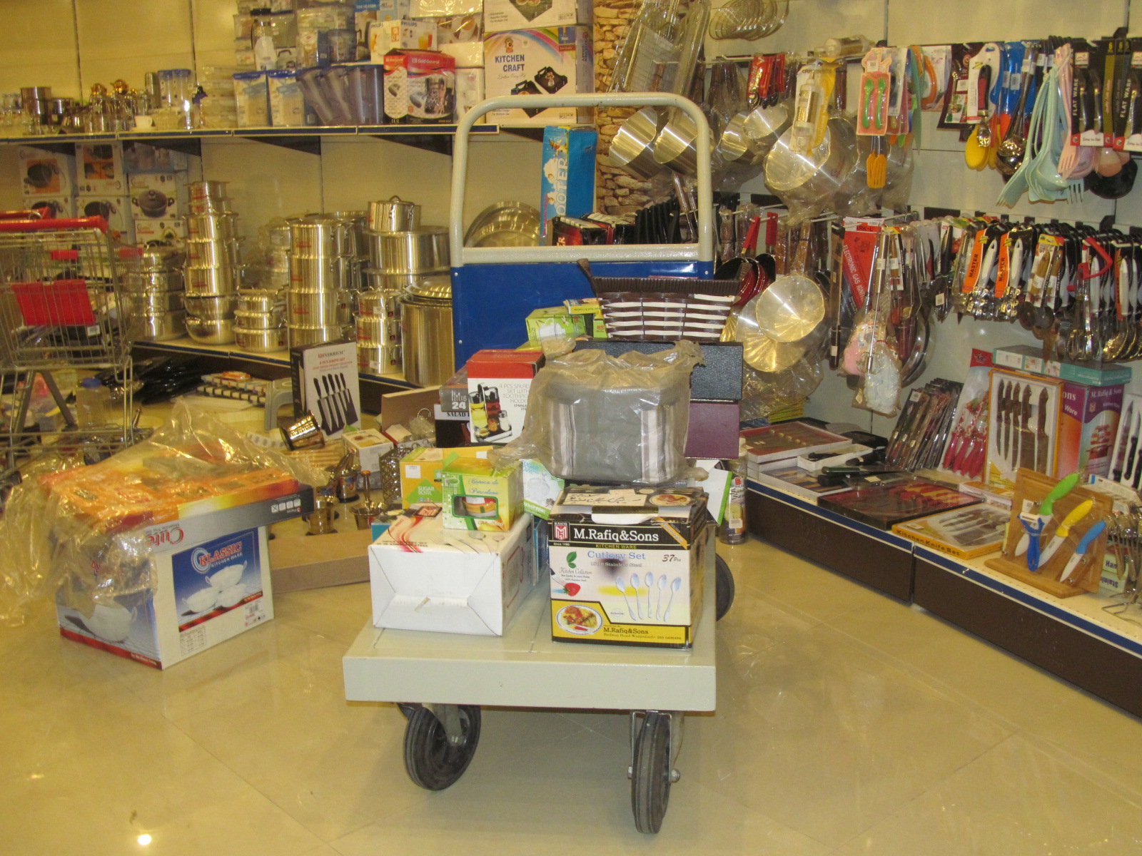 warehouse trolley in Pakistan 