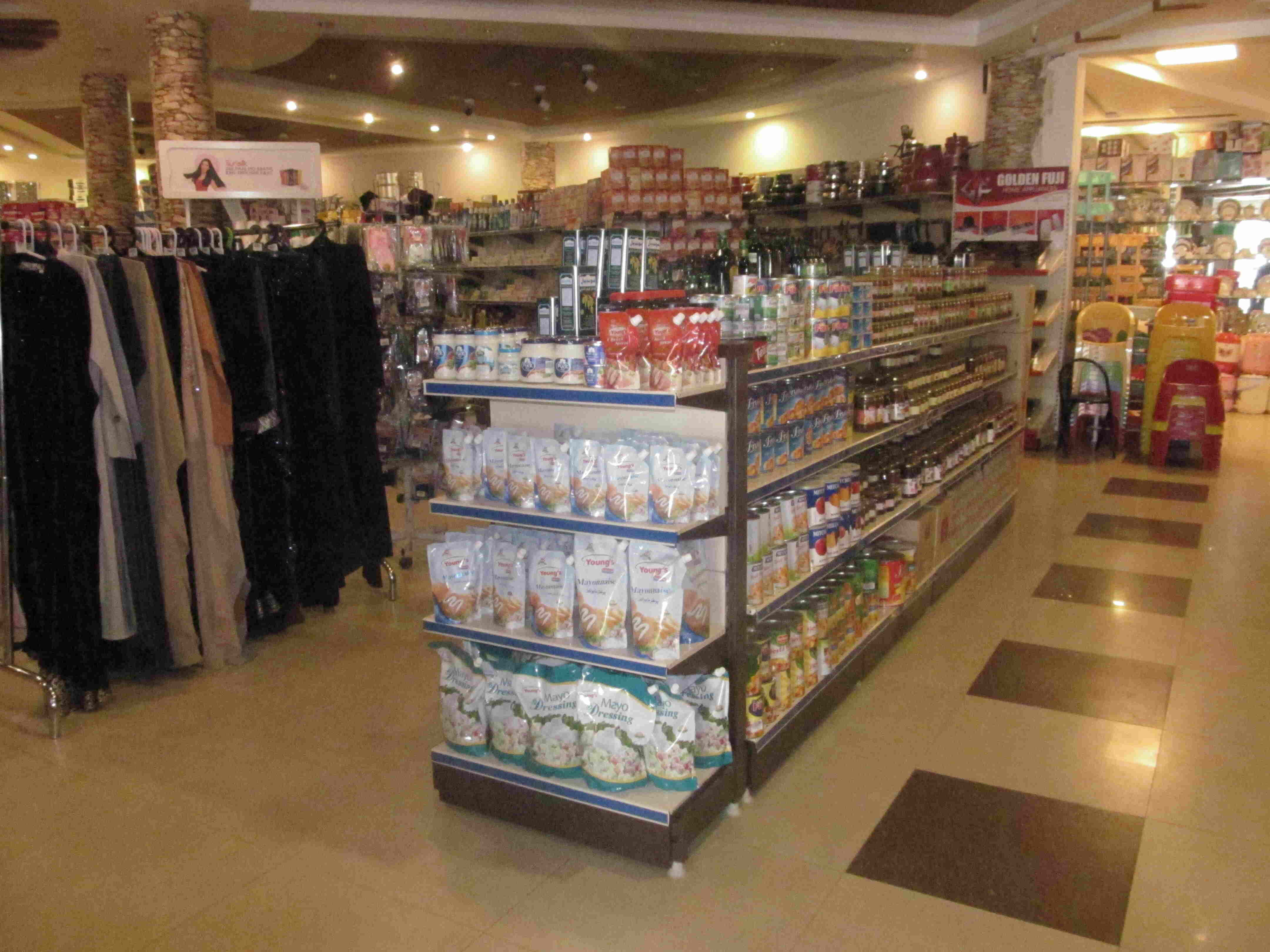 departmental store rack