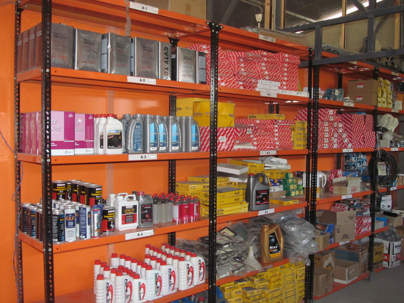 Auto Parts Rack
