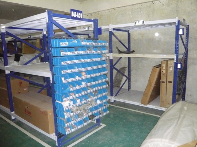 storage bin rack