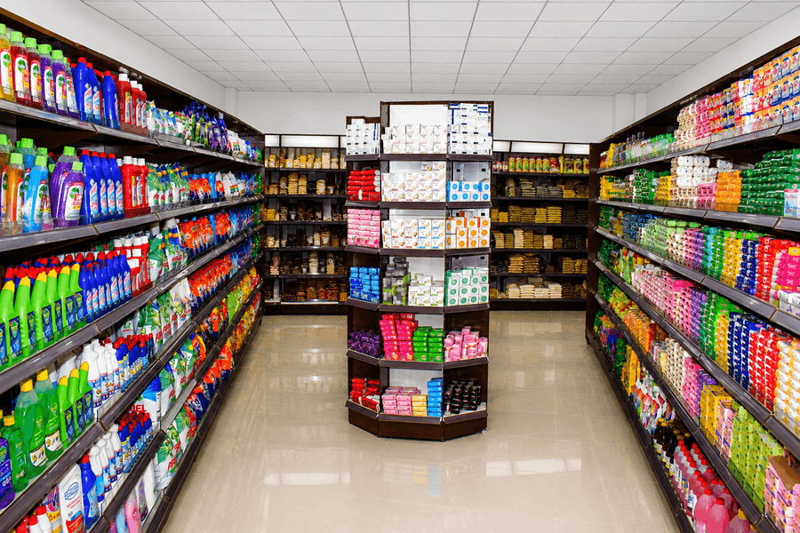 Grocery store racks in pakistan