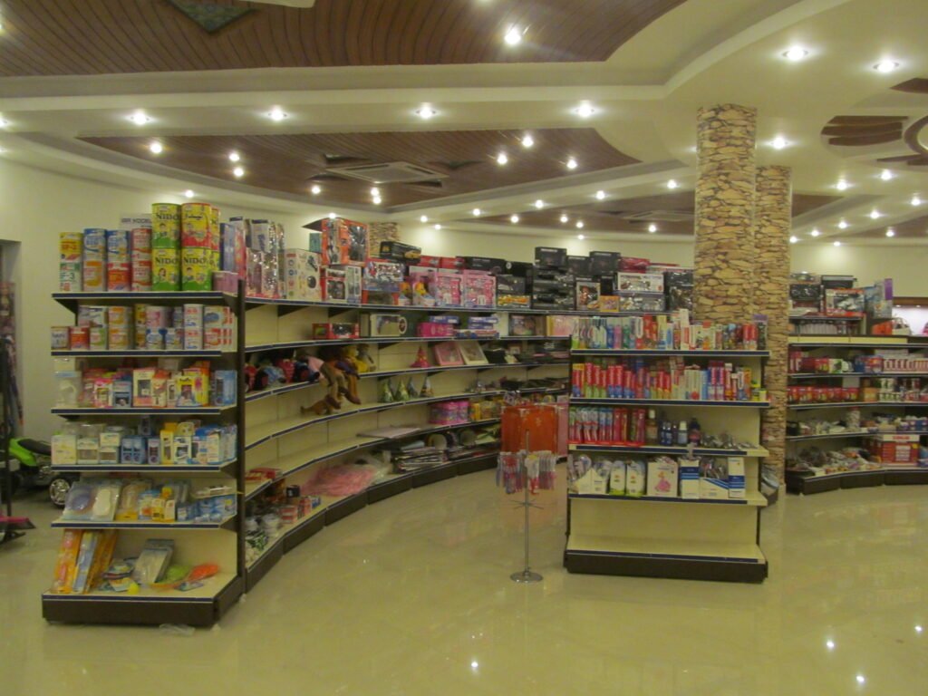 Supermarket display racks