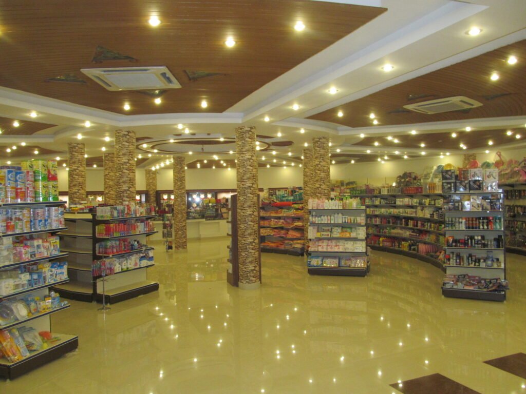 departmental store rack